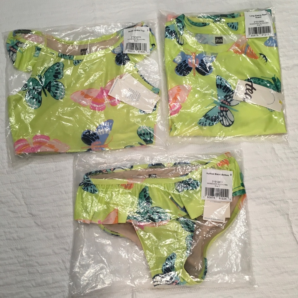 Butterfly Rash Guard & Bikini Bundle